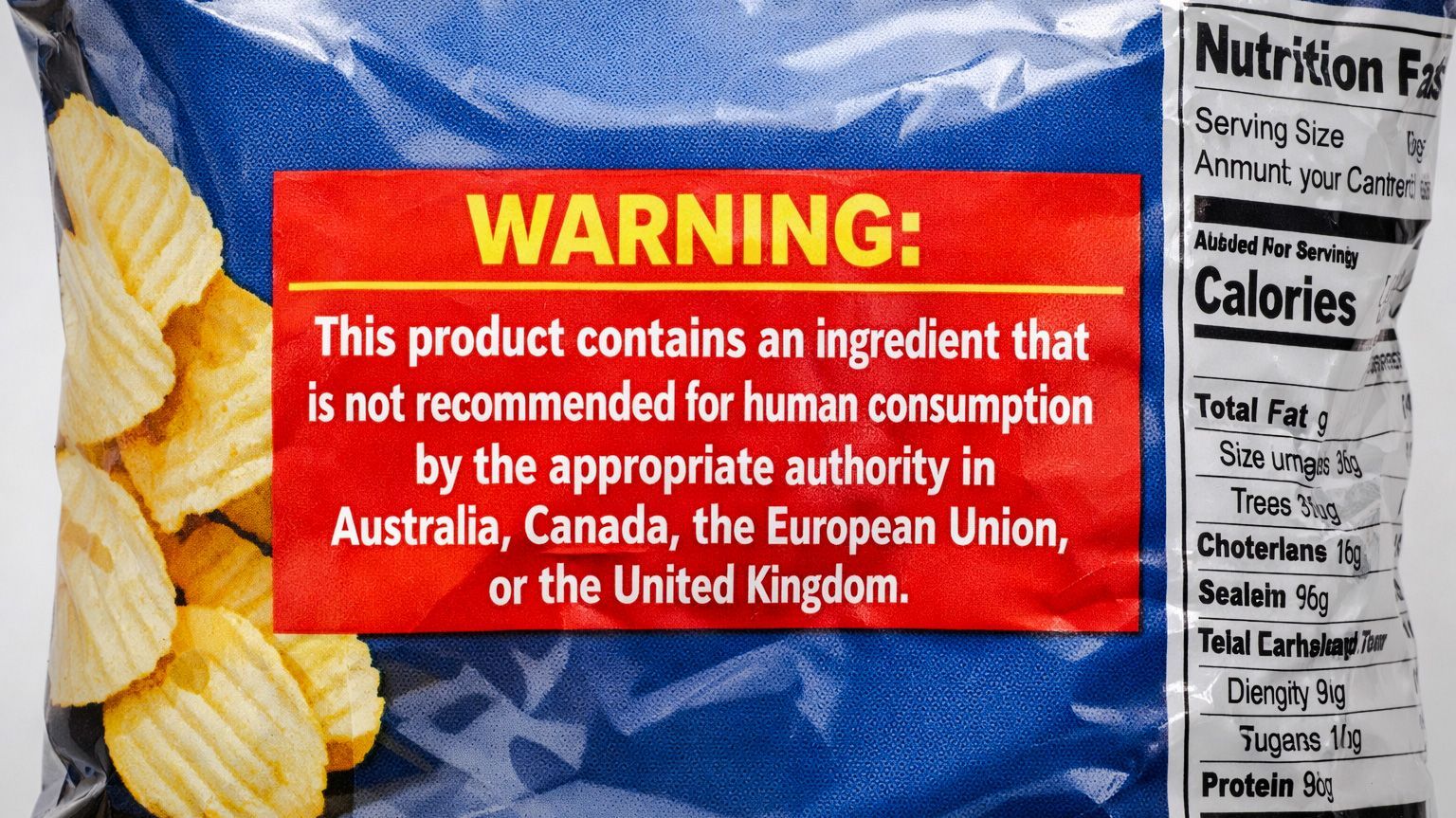 WARNING: This Product Contains an Ingredient Not Recommended for Human ...